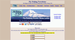 Desktop Screenshot of flyfishinginsidernewsletter.com